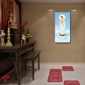 Tranh phật giáo quan thế âm bồ tát